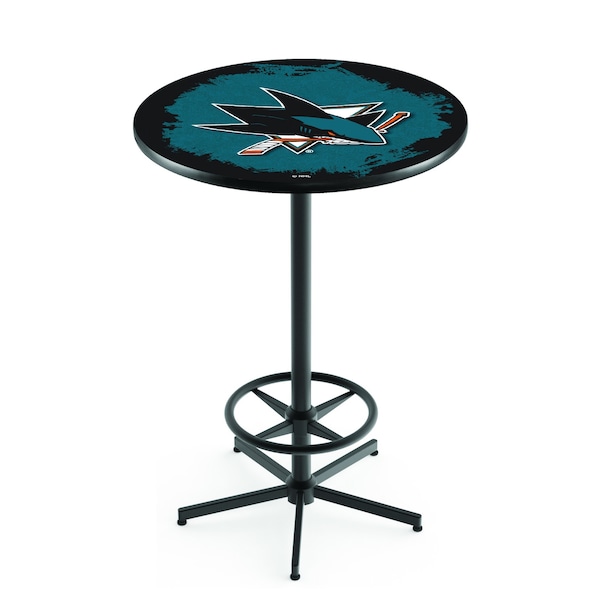 42" Black San Jose Sharks Pub Table